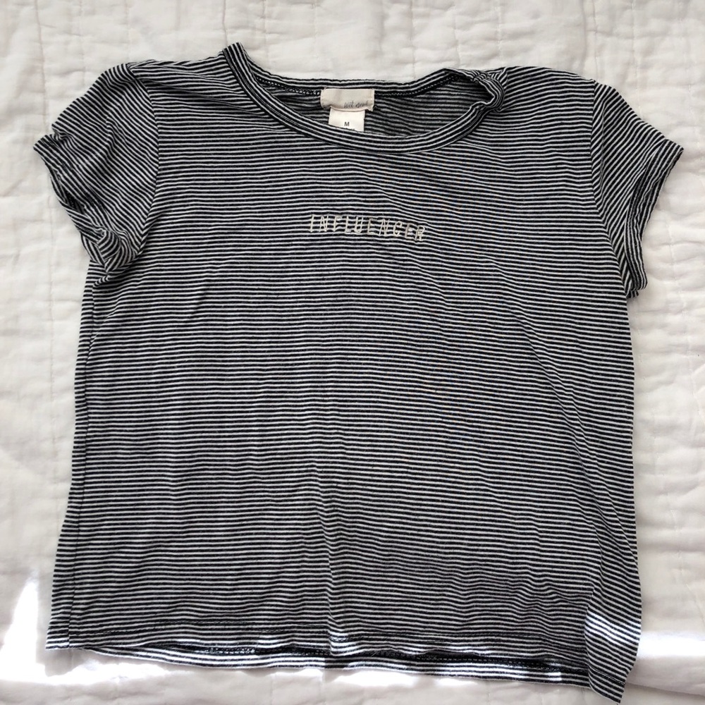 Wet Seal striped crop top